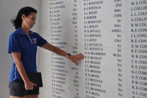 Katie Hoerner at USS Arizona Memorial