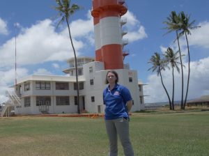 Whitney Joyner at the Opana radar station