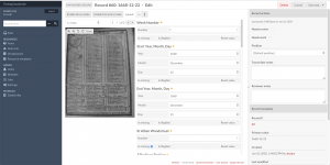 Datascribe&rsquo;s transcribe view