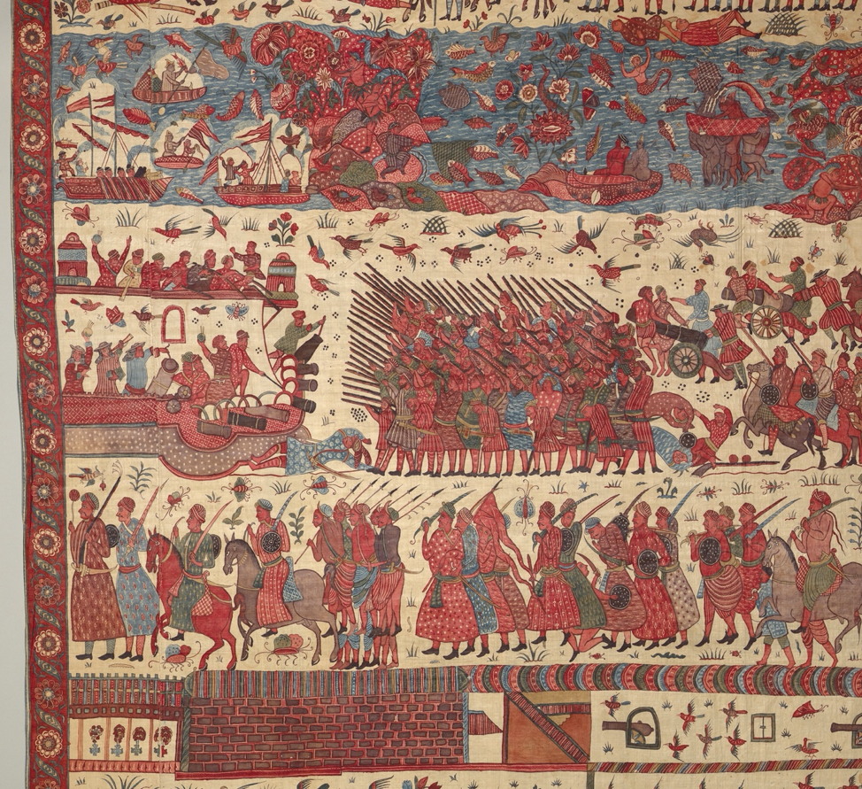An image of a textile from India